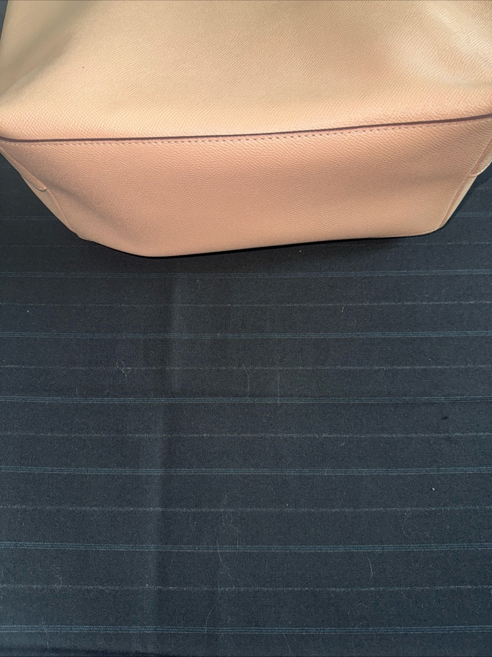 Coach City Tote Bag Crossgrain Leather Purse Pink F57522 Shoulder Double Handle - Picture 4 of 12